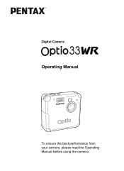Pentax 33WR Operation Manual