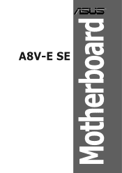 Asus A8V-E SE A8V-E SE User's Manual for English Edition