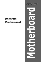 Asus P5E3 WS Professional User Manual