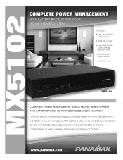 Panamax MX5102 Datasheet