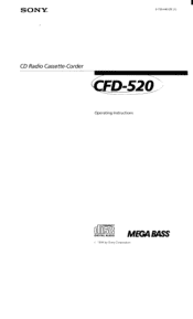 Sony CFD-520 Users Guide