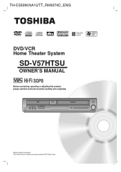 Toshiba SDV57HT Owners Manual