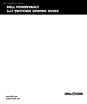 Dell PowerVault 50F Dell PowerVault 5xF Switches Zoning Guide