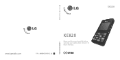 LG KE820 User Guide