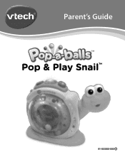 Vtech Pop-a-Balls Pop & Play Snail User Manual