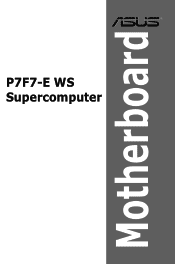 Asus P7F7-E WS SUPERCOMPUTER User Manual