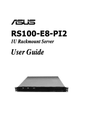 Asus RS100-E8-PI2 User Guide