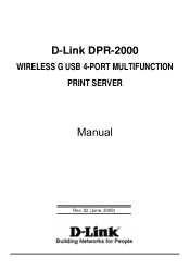 D-Link DPR-2000 Manual