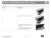 HP Color LaserJet Professional CP5220 HP Color LaserJet CP5220 Series - Media