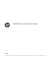 HP ProDesk 480 G7 PCI Micro Maintenance and Service Guide