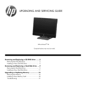 HP TouchSmart 610-1250xt Upgrading and Servicing Guide
