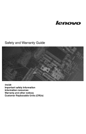 Lenovo Secure Managed Client Safety and Warranty Guide