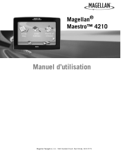 Magellan Maestro 4210 Manual - French