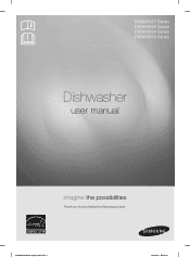 Samsung DW80H9940US User Manual Ver.1.0 (English, French, Spanish)