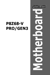 Asus P8Z68-V PRO/GEN3 User Manual