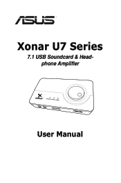 Asus Xonar U7 Echelon Edition User Manual