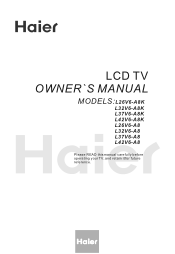 Haier L37V6-A8 User Manual