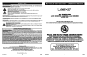 Lasko 2505 User Manual