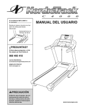 NordicTrack C4000 Treadmill Spanish Manual