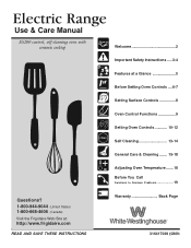 Westinghouse WWEF3006KW Use and Care Manual