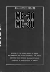Yamaha ME-50 Owner's Manual (image)