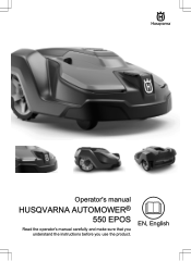 Husqvarna AUTOMOWER 550 EPOS Owner Manual