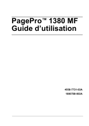 Konica Minolta pagepro 1380MF pagepro 1380MF User Manual French