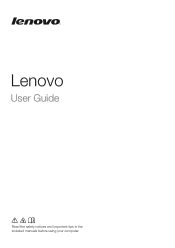 Lenovo Y50-70 Touch Laptop User Guide - Lenovo Y40-70, Y50-70, Y50-70 Touch