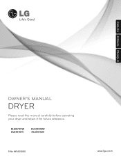 LG DLGX5102W Owner's Manual