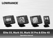 Lowrance Mark-5x Operation Manual
