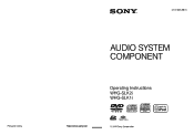 Sony WHG-SLK1i Operating Instructions