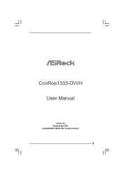 ASRock ConRoe1333-DVI/H R2.0 User Manual