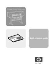 HP Designjet 4000 HP Designjet 4000 Printer Series - Quick Reference Guide