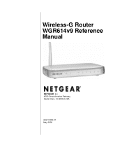 Netgear WGR614 WGR614v9 User Manual