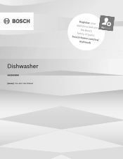 Bosch SHE3AEM5N Use and Care Manuals