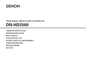 Denon DNHD2500 Operating Instructions