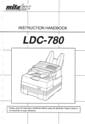 Kyocera LDC-780 LDC 780 Operation Guide
