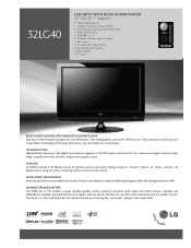 LG 32LG40 Specification (English)