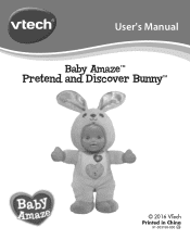 Vtech Baby Amaze Pretend & Discover Bunny User Manual