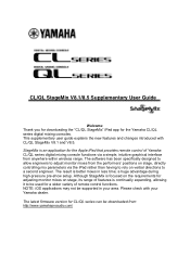 Yamaha V8.5 CL/QL StageMix V8.5 User Guide [English]