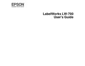 Epson LW-700 Users Guide