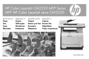 HP Color LaserJet CM2320 HP Color LaserJet CM2320 MFP Series - Quick Reference Guide