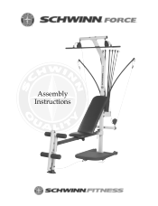 Schwinn Force Home Gym Assembly Manual
