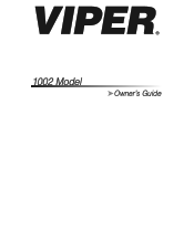 Viper 1002 Owner Manual