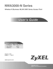 ZyXEL NWA3160-N User Guide
