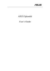 Asus A4S ASUS Splendid User Guide (English)