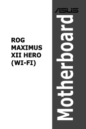 Asus ROG MAXIMUS XII HERO WI-FI ROG MAXIMUS XII HERO WI-FI Users Manual English