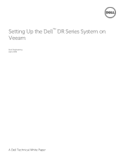 Dell DR4300e Veeam - Setting up the DR Series System on Veeam
