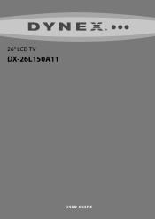 Dynex DX-26L150A11 User Manual (English)
