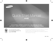 Samsung SL202 Quick Guide Easy Manual Ver.1.2 (English, Spanish)